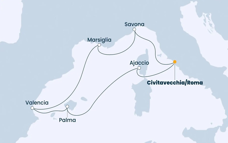 CROCIERA DI INIZIO ESTATE DA CIVITAVECCHIA